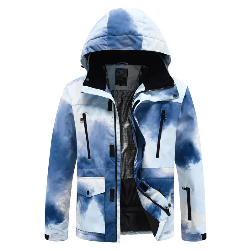 Jackets New Couple's Outdoor Sports Wear Hiking Trekking Warm Ski Jacket Thick Warm Windproof Waterproof Coat Snow Clothes Women