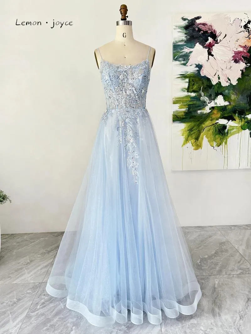 Party Dresses Lemon Joyce Product Discounts Sexy Sleeveless Bridal Evening Dress Spring And Summer Styles Luxury 2024