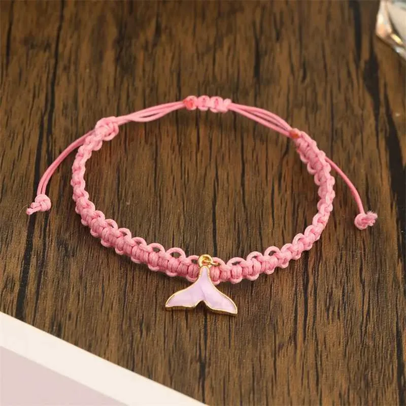 Beaded Bohemian Cute Little Animal Metal Pendant Hand-woven Bracelet Women Casual Jewelry Accessories Friendship Gifts 240423