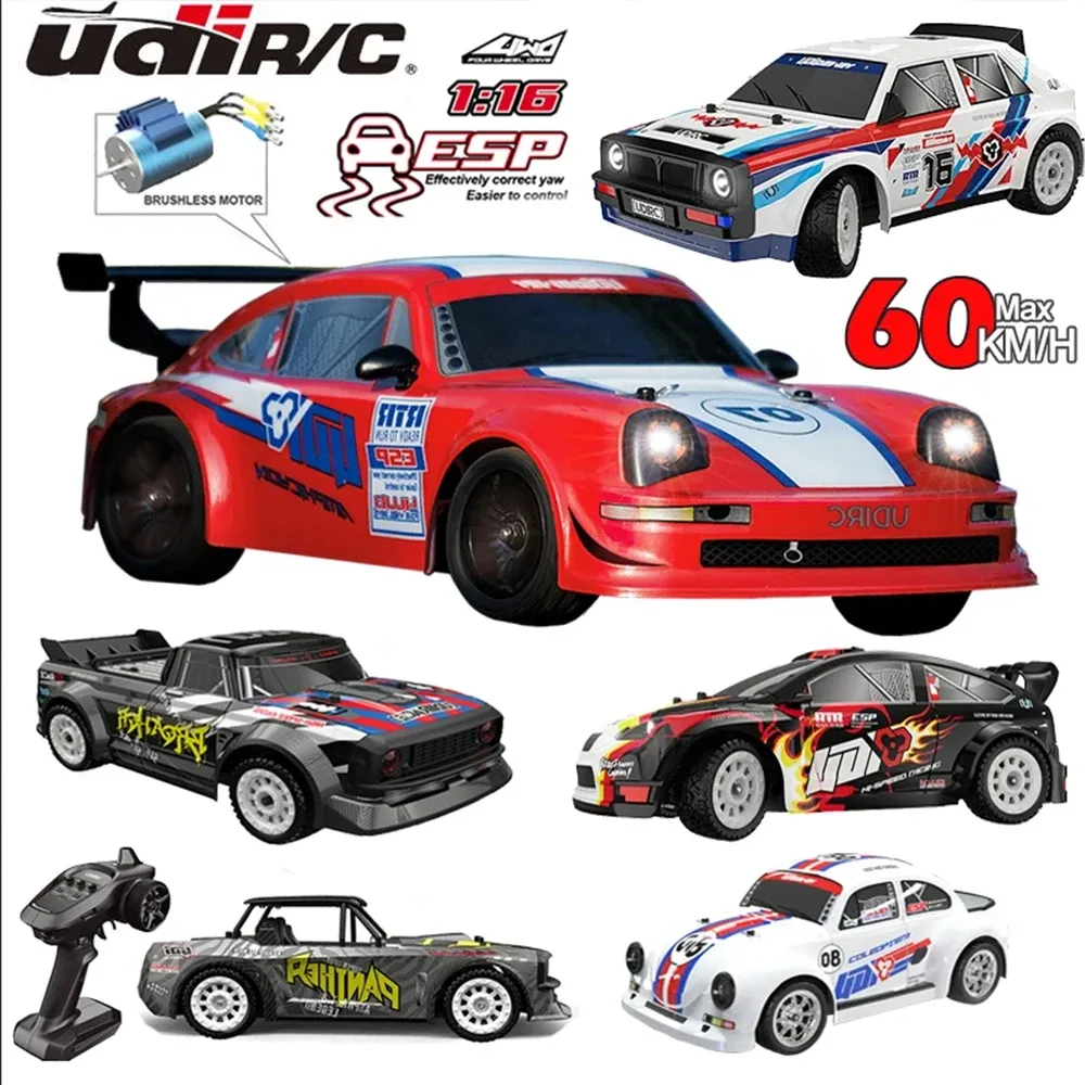 車RCレーシングカー1/16 UD1605 UD1603 UD1607 UD1608 RC CAR HIGH SPEED 2.4G BRISHLESS 4WDドリフトドリフトドリフトドリフトカートイー