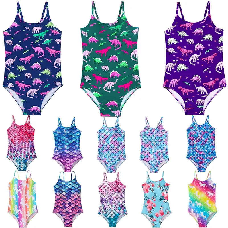 ملابس السباحة بدلة السباحة حورية البحر 2023 الصيف فتيات جديدات
