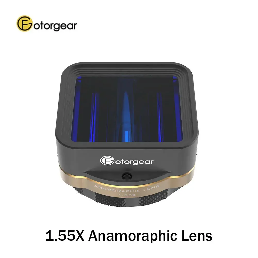 Filter Fotorgear 1.55x Anamoraphic Lens Ture Cinematic widescreen Ratio för mobiltelefon Cinematic Photography vidvinkellins