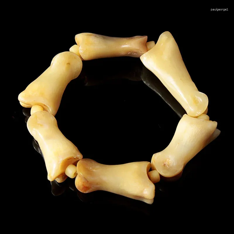 Stron Gengwu Mouton Bracelet Natural Original Style Style Bone Bouddha Bouddha