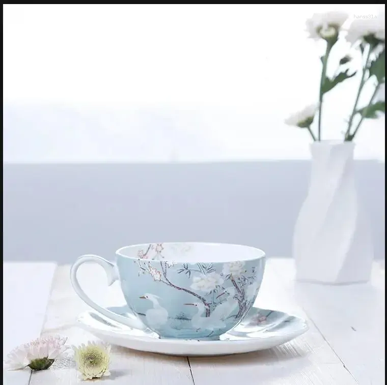 Coffee Pots British Style Cup Set Bone China Luxury Gift Creativity Tea Cups And Beautiful Ceramic