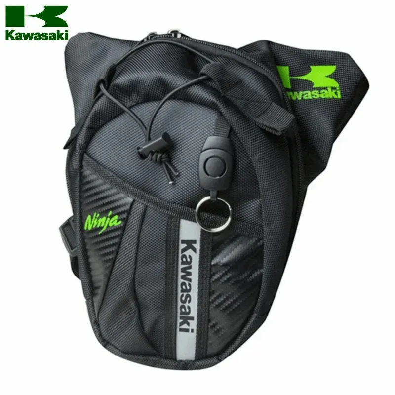 Bolsas Kawasaki Motocicleta Drop Saco de cintura Bol cinto de cinto BUM BUMPO DE MOTOBIA DE MOTORAGEM TAPELO DE TAPELA/ TOPELO DE TRANSHELO DE TAPLO/ TOPELO DE MOLENTE bolso da bolsa