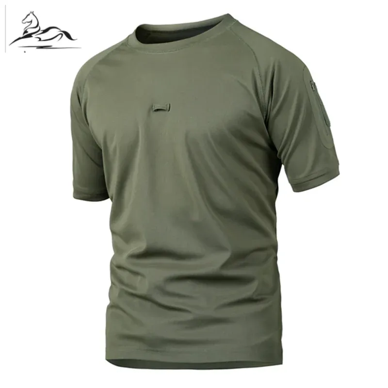Couches de chemise de combat tactique pour hommes, chemise militaire en coton, tshirt de combat de camouflage, chemise tactique, vêtements de l'armée américaine, camouflage
