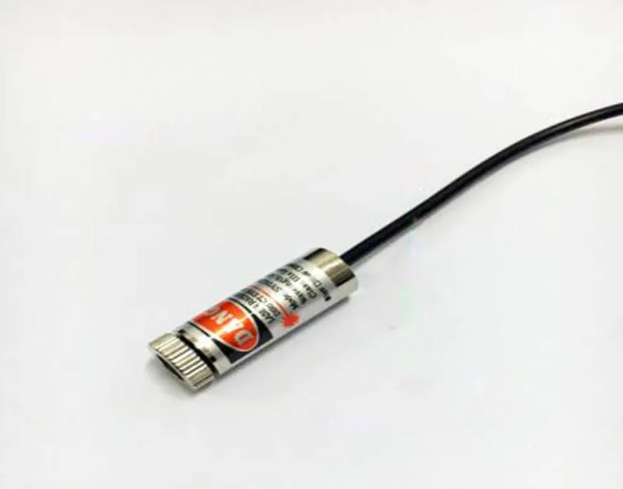 Industrial Grad Lasermodul Kreuzwort Punkt 12 mm fokussierbarer Laserkopf 5mw roter Laser mit 1 m Kabel Zwei Kerne verdrahtet Draht 3414261