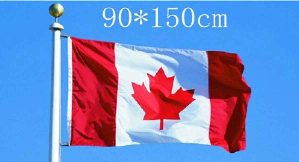 Canada Flag Nation 3ft x 5ft Polyester Banner Flying150 90cm Flag personnalisé dans le monde entier Outdoor6231812 dans le monde entier