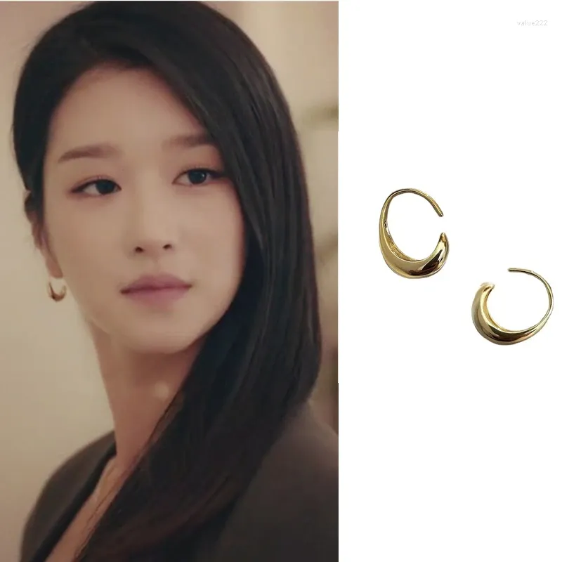 Gestüt Ohrringe Es ist in Ordnung, Seo ja, Ji Gao, der das gleiche Drama 2024 Fashion Slim for Women Girls