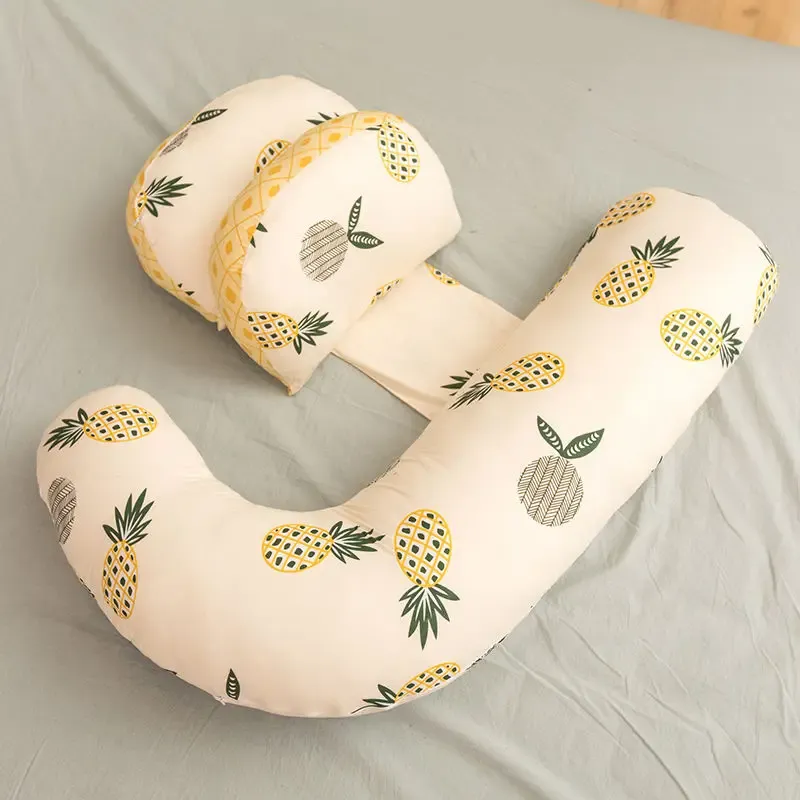 供給新鮮なパイナップル多機能妊娠枕スリーピングサポート母乳育児枕フルボディマタニティ枕睡眠c