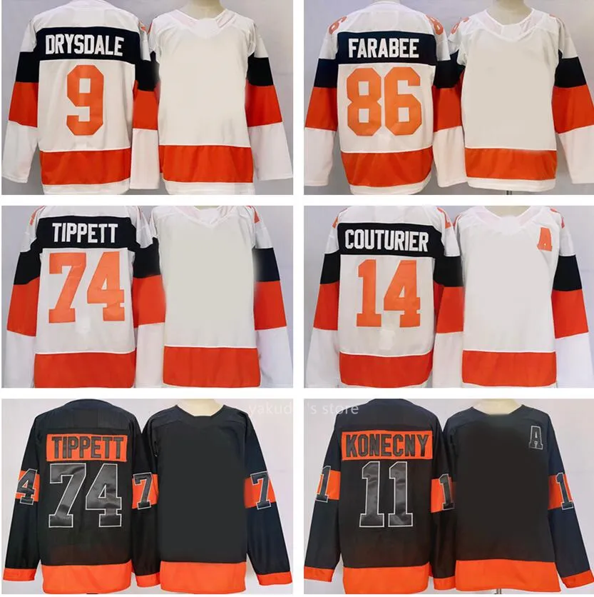 2024 Hockey jerseys Home Dhgate Yakuda Dhgates 9 Drysdale 11 Konecny 14 Couturier 74 Tippett 86 Farabee Sport Groothandel Populaire Dhgate korting