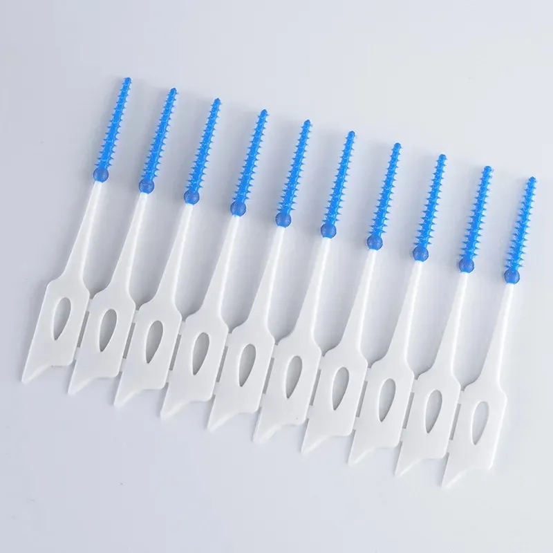 silicone dentental brushes超柔らかい歯科クリーニングブラシ歯ケア歯科用フロス歯絵の口頭ツール