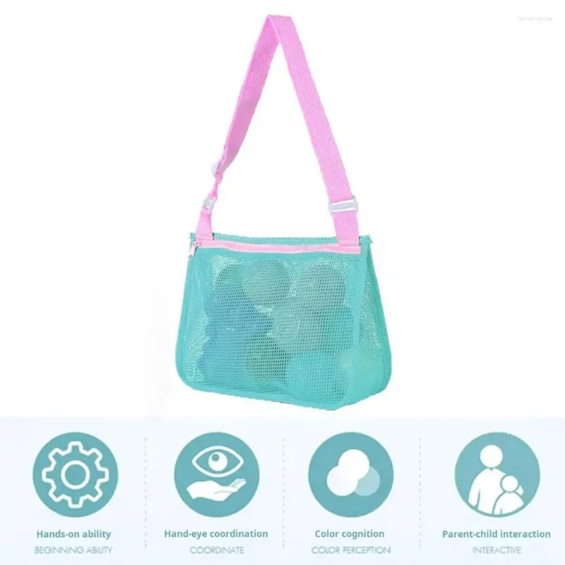 Сумки для хранения пляжная сумочка детская сумка с регулируемым ремнем для детских игрушек