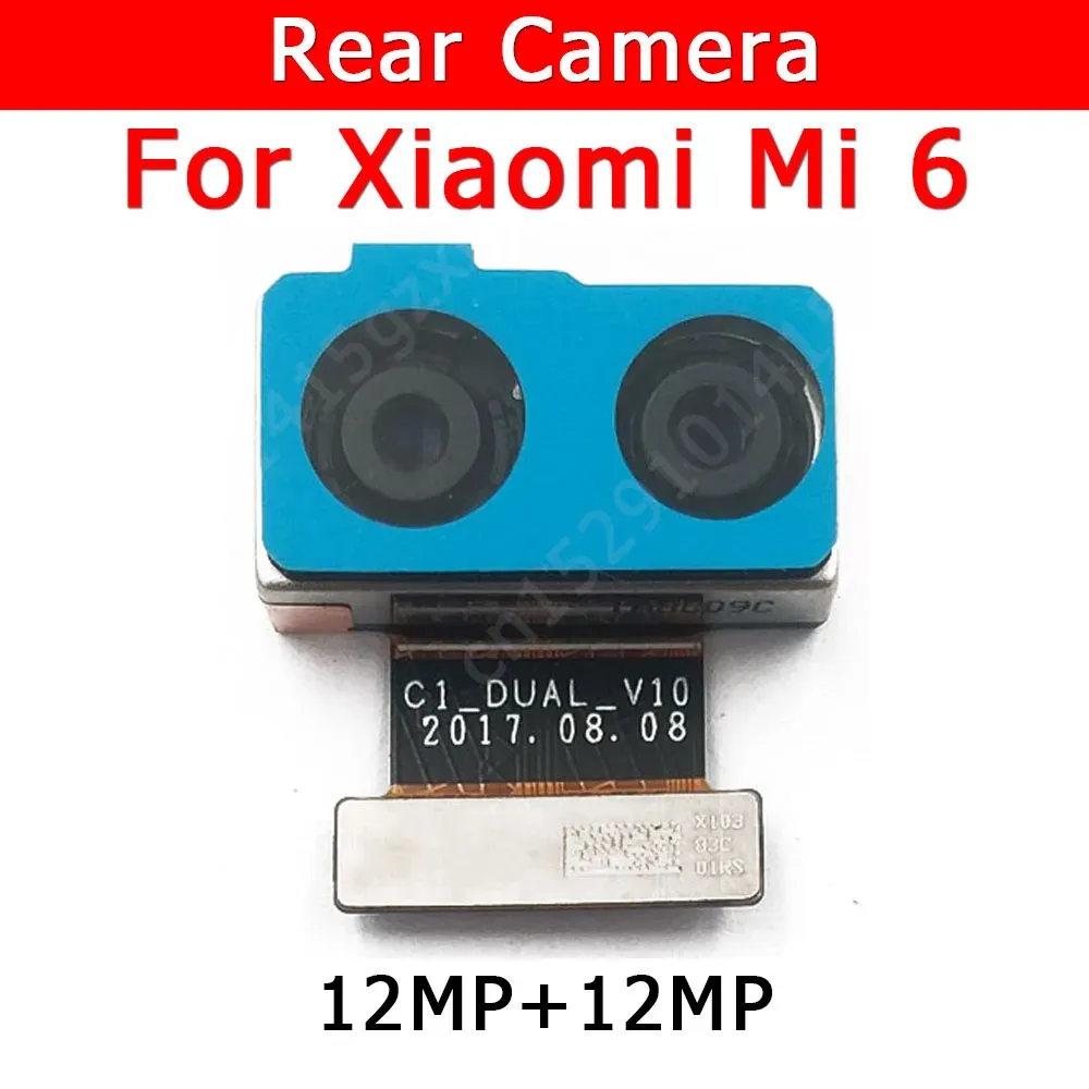 Modules Originele achtercamera voor Xiaomi Mi 6 Mi6 Achter Main Big Camera Module Flexkabelvervanging Reserveonderdelen