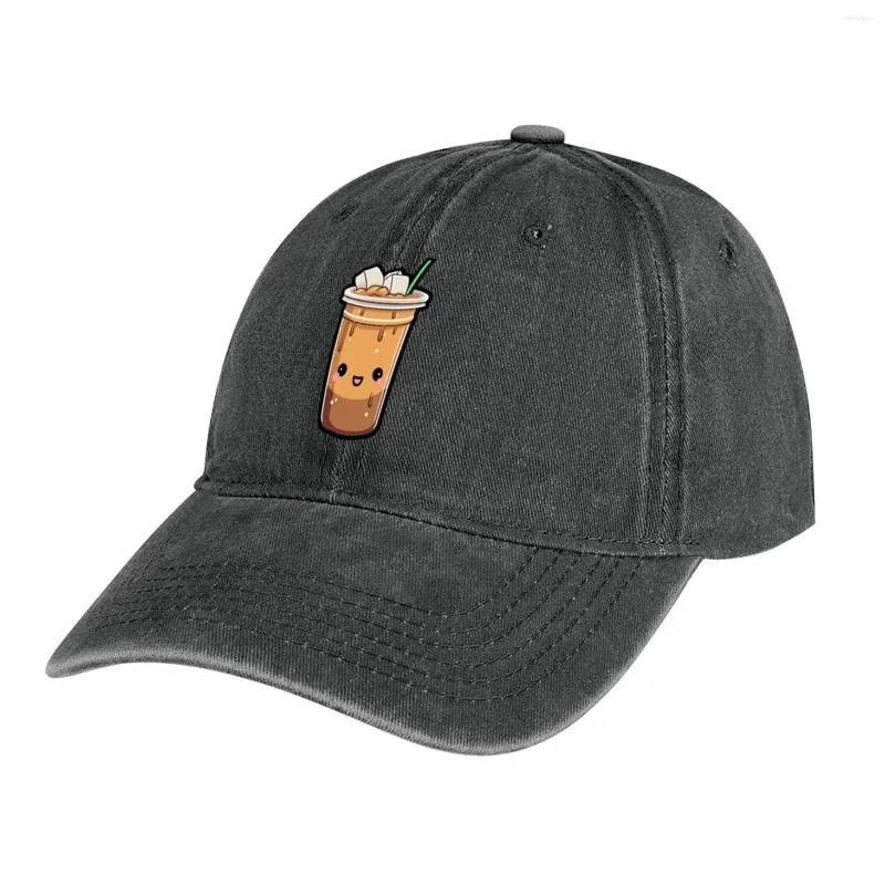 Berets Iced Coffee Cold Brew Cowboy Hat Man Sac de plage de luxe pour femmes hommes