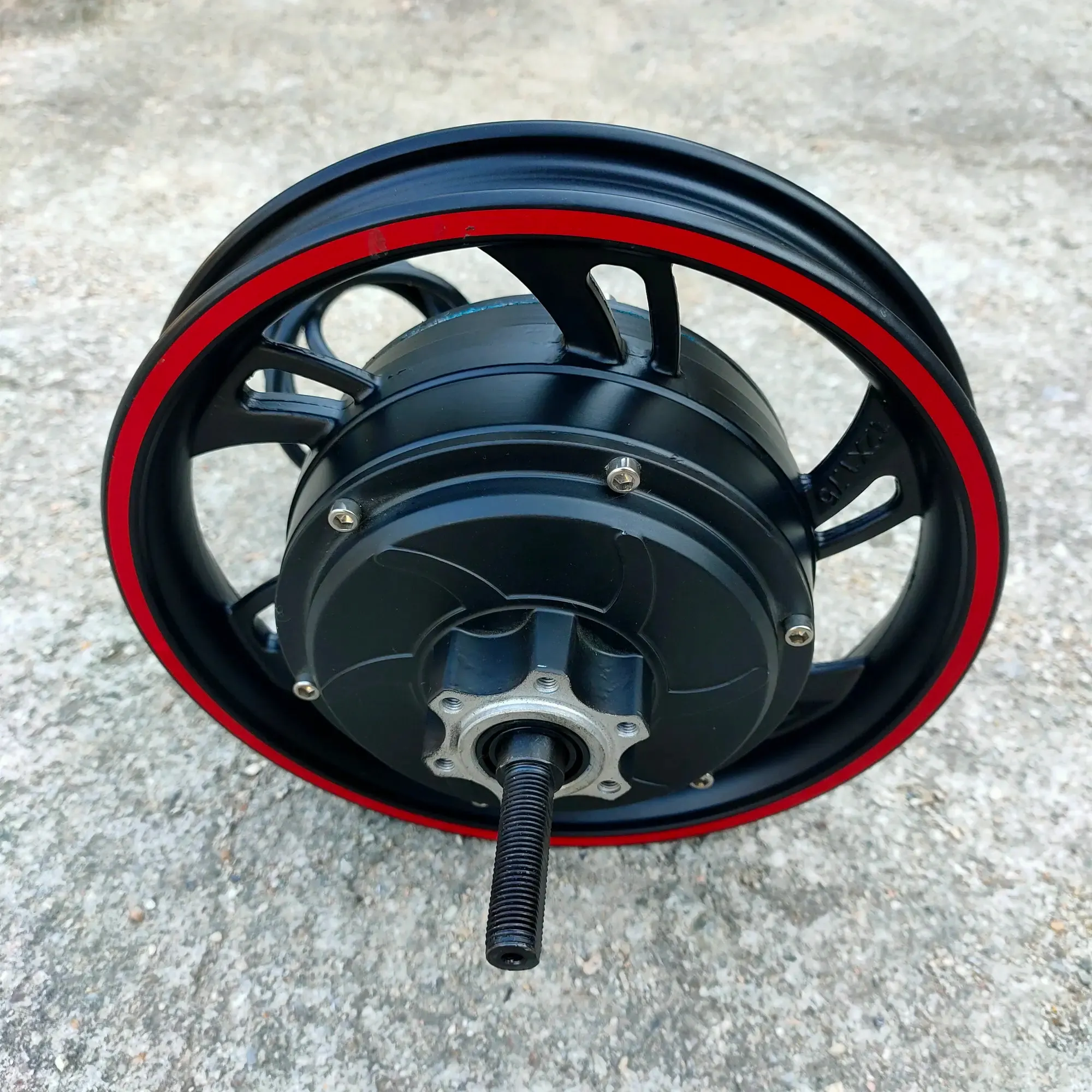 12 Inch Electric Bike Motor Kit - 36V-72V Gearless Hub Motor w/ Hall ...