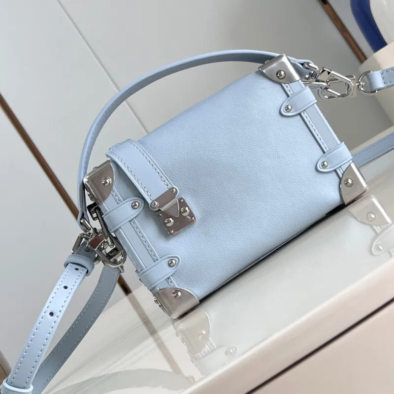 2024 Nouveau sac de créateur de haute qualité sac de mode Ladie sac à main célèbre bacs S-Lock Latch Small Square Sac Crossbody Purse Women Sacs Sacs Messenger Cross Body