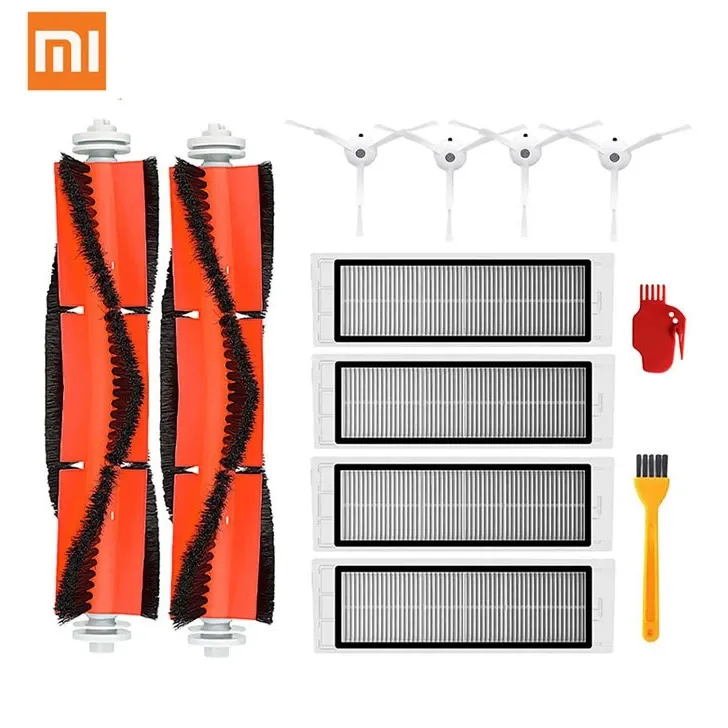 فرشاة المنظفات الرئيسية فرشاة فرشاة هيبا الجانبية للفرشاة لـ Xiaomi Mi 1S Robot Cleaners Accessories لـ Roborock S50 S5 S6