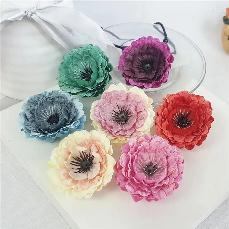 Fleurs décoratives 50pcs 7 cm