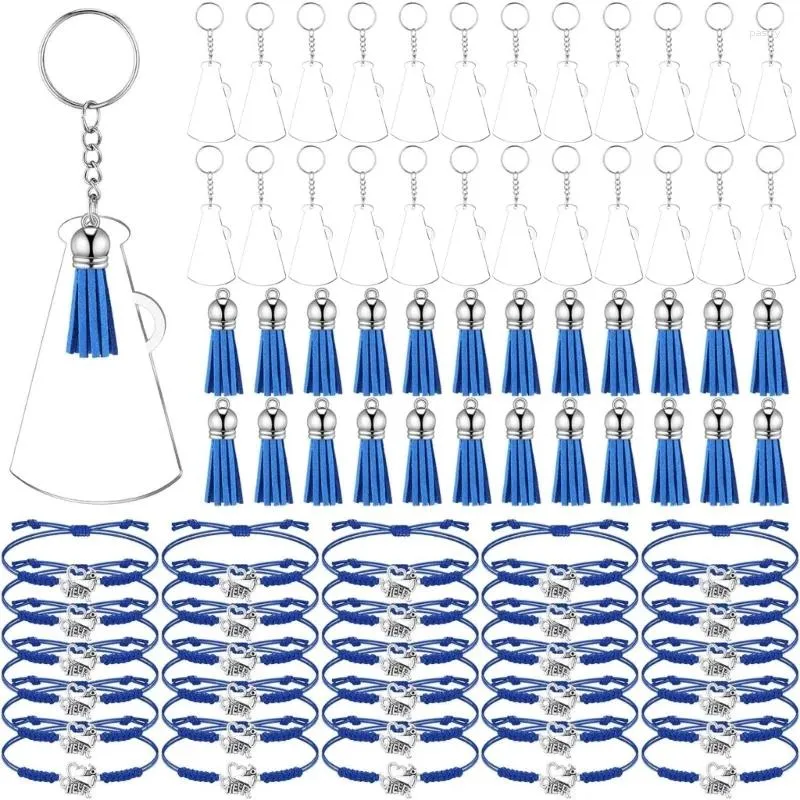 Necklace Earrings Set 20 Pcs Bulk Cheerleader Jewelry Accessories Fashionable Cheer Bracelets And Keychain Ornament Tennis Themed
