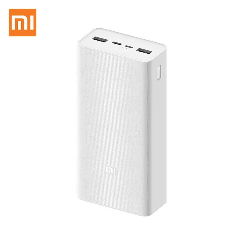 Banque Xiaomi Power Bank 3 30000mAh PB3018ZM 3 USB Type C 18W Charge rapide Portable MI Powerbank 30000 Batterie externe Poverbank