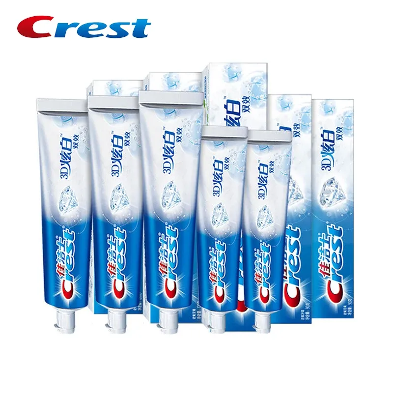 Dentifrice crête d'origine 3D mica double effet Demypaste de dentifrice de dentifrice de dentifrice de dentifrice de dent de menthe durable dentaire 120g