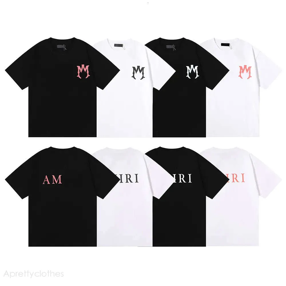Amirir Shirt Designer Mens Tshirt Womens T-shirt Street Fashion Brand Shirt Print Sleeve Casual Men's's T-shirt Round Neck Taille S-XL Amirir T-shirt Amirir Jeans 506
