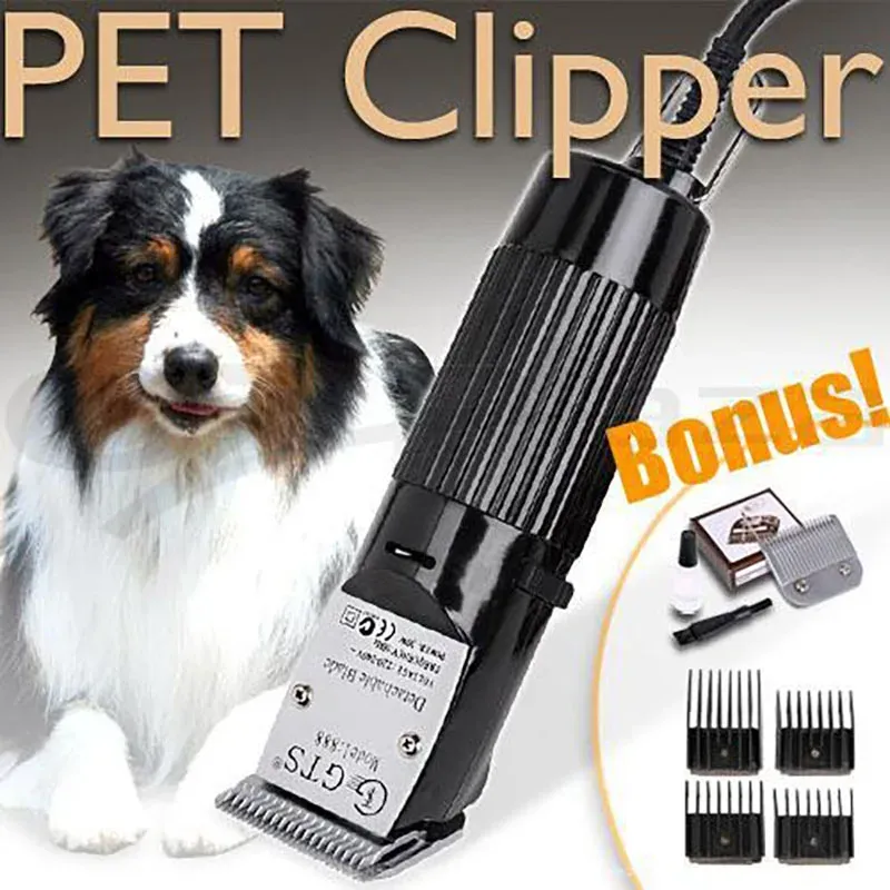 Trimmers GTS 888 Pet Hair Clipper Animal Electric Animal Clipper chien Hair Clipper adapté aux cheveux rugueux avec un grand chien