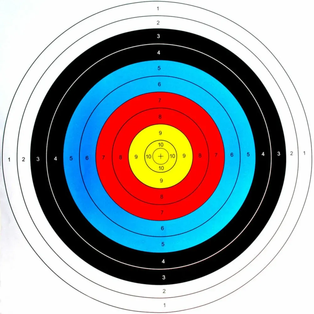 Arrow 10pcs900pcs Archery Target Paper Face 40x40cm For Arrow Bow Practice Shooting Training Outdoor Aim Stickers Shot Accessories