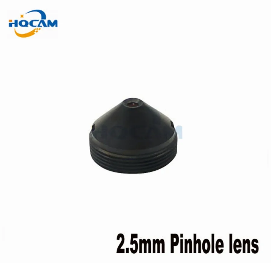 Filters HQCAM High Quality Metal Pointed cone 2.5mm lens wide angel cctv Security lens cctv CCD/CMOS Camera