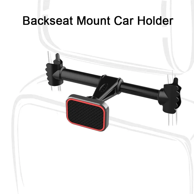 Standar Fimilef Car Holder för surfplatta PC Auto Car Back Seat nackstöd Montering Magnetisk hållare Mobiltelefon Universal för Xiaomi Samsung