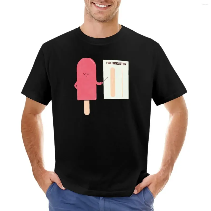 Tops cerebbe da uomo T-shirt Anatomia sudore di sudore rapido asciugatura per magliette nere semplici