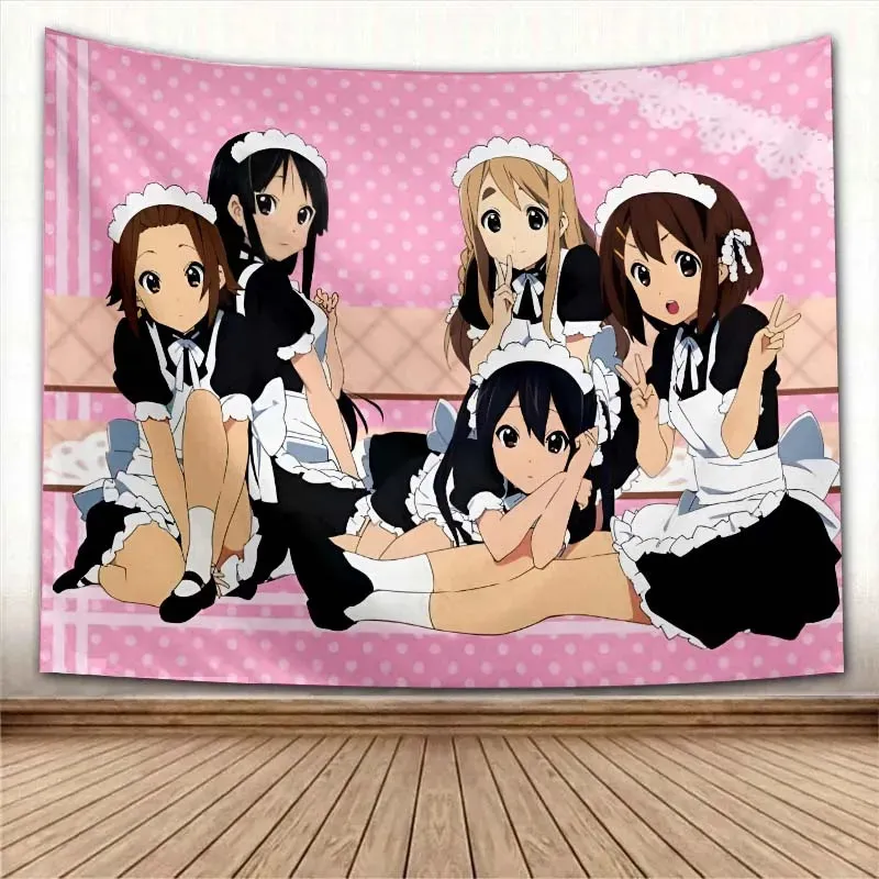 Anime Wall Hanging Wandteppich Japan Kawaii K-on Home Party Dekorativ