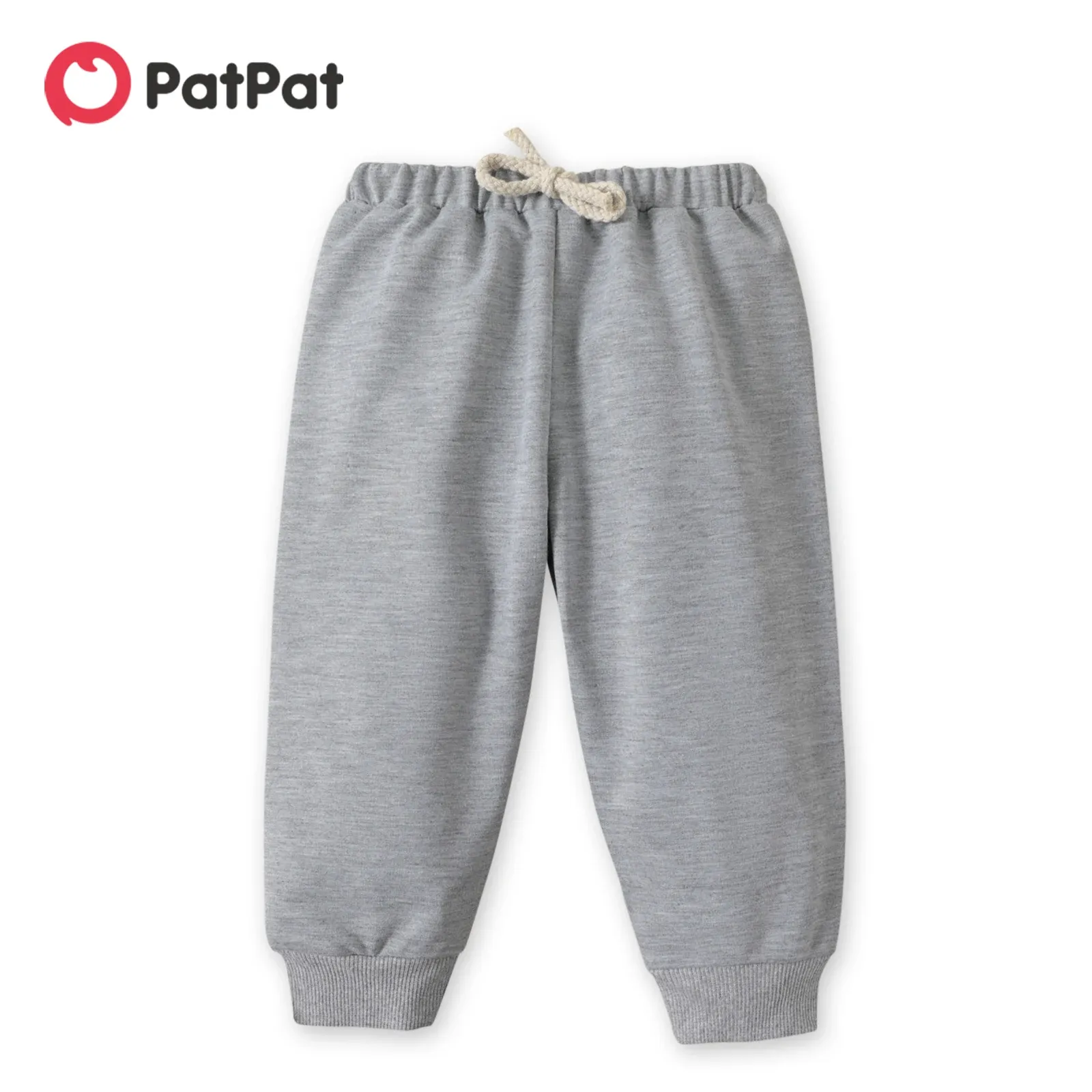 Pants Patpat Baby Boy/Girl Solid Elasticized Midj Sweatpants Joggers Pants