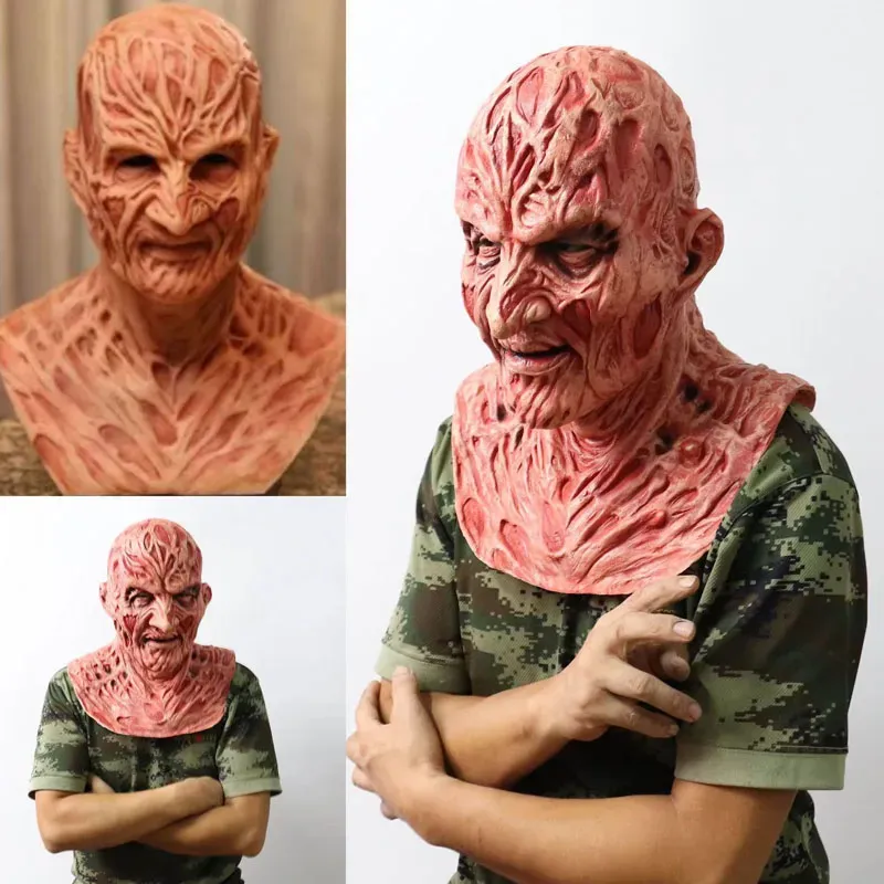 Killers Jason Mask pour le costume de fête d'Halloween Freddy Krueger Movies d'horreur effrayant le latex masque 2024424