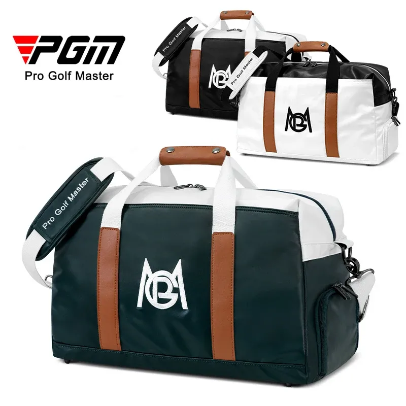 Bolsas PGM Golf Roupos Bolsa de roupas masculinas e femininas Pu de roupas PU Roupa Travel de transportar bolsas transportadoras de bolsas de golfe