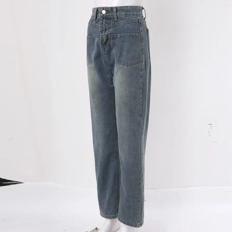 Pantalons de cargaison de jean pour femmes