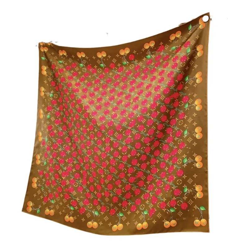 Silk Scarves Designer Scarf Artist Scarf Yayoi Kusama Scarf Polka Dot Scarf Women Scarf Outdoor Shawl Silk Headscarf 90 Square Towel