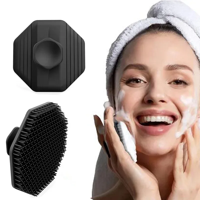 Sbrupper silicone pulizia del viso spazzola scrub esfoliante spazzola una barba massaggio per la cura della pelle in miniatura in miniatura profonda pulizia profonda