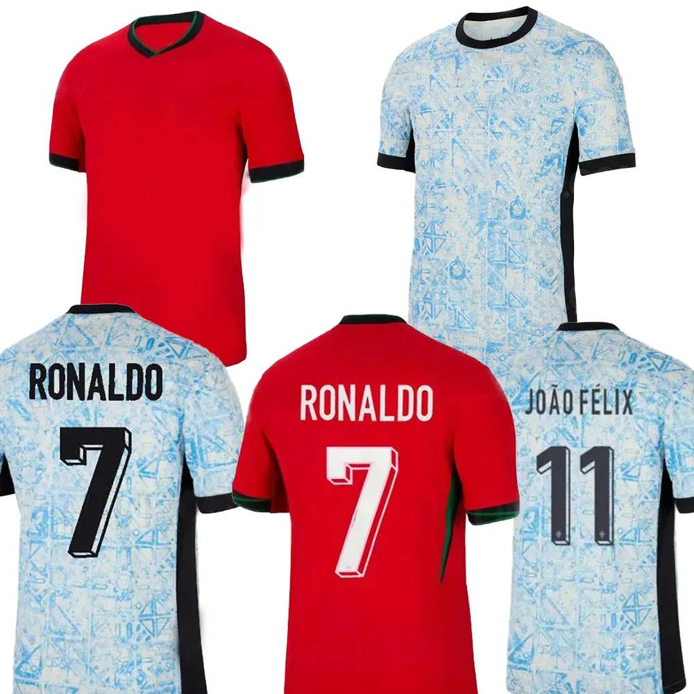 2024 Portugal Home Soccer Jerseys Thai Качественные майки индивидуальная футбольная одежда Bernardo 10 Sports Wholesale Popular Dhgate Discount