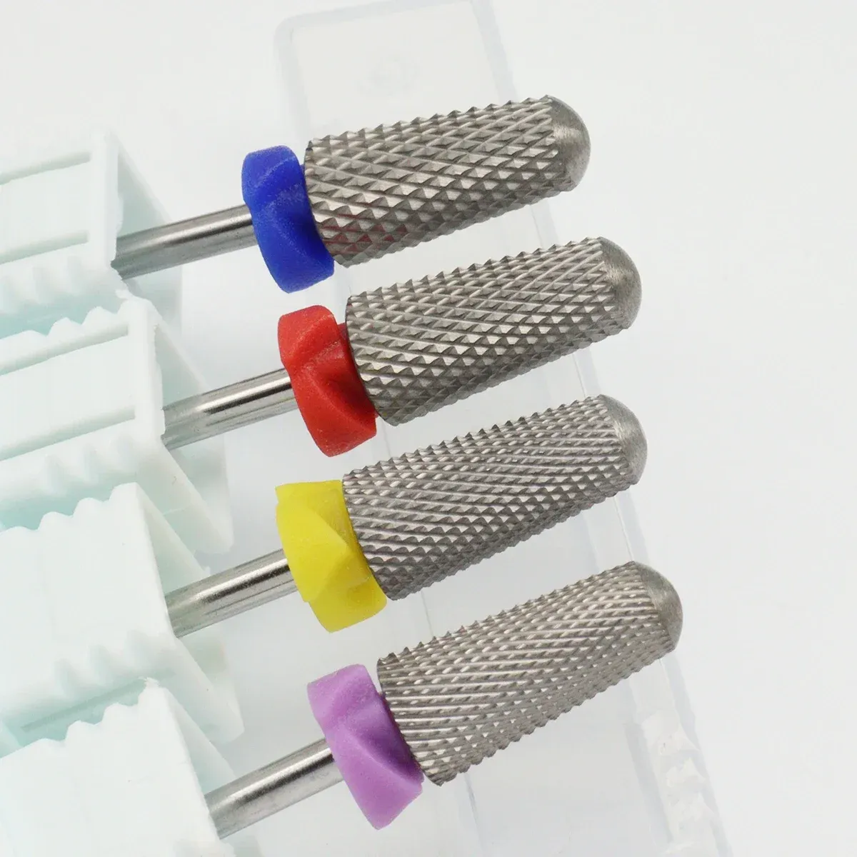 Bits Cone Round Cross Teeth Carbide Nail Drill Bit Electric Manicure Drills Milling Cutter Burr Apparatus Nail Files Bits