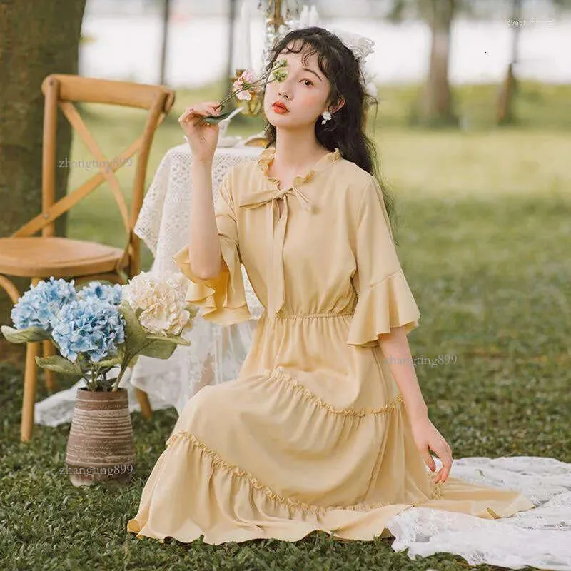 2023 Korean Midi-Length White Midi Dress Casual for Women - Aesthetic Robe for Prom, Trendyol Playa, and Elegant Gowns