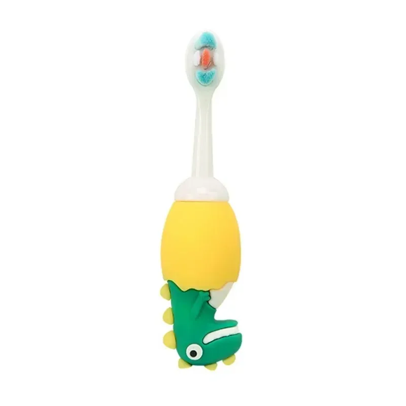 new Toothbrush Soft Bristles and Anti Slide Handle Stand-up Bottom Safe and Fun Teeth Cleaning Oral Care Eco Friendly Kids Cartoon 1.