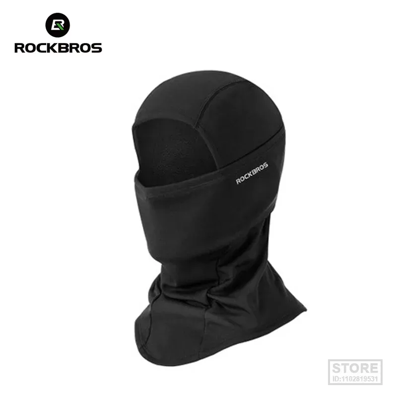 Masks ROCKBROS Winter Face Mask Breathable Ski Cycling Scarf Running Training Balaclava Outdoor Sports Warm Winderproof Bike Equipment