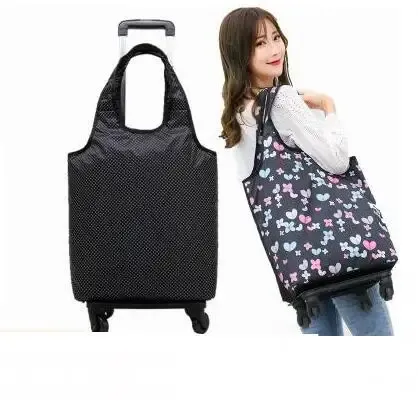 Torebki kobiety podróżują torby wózka kobiety kółka kół torby na kółka torby bagażowe na kołach wodoodporne bagaż bagażowy torba plecak