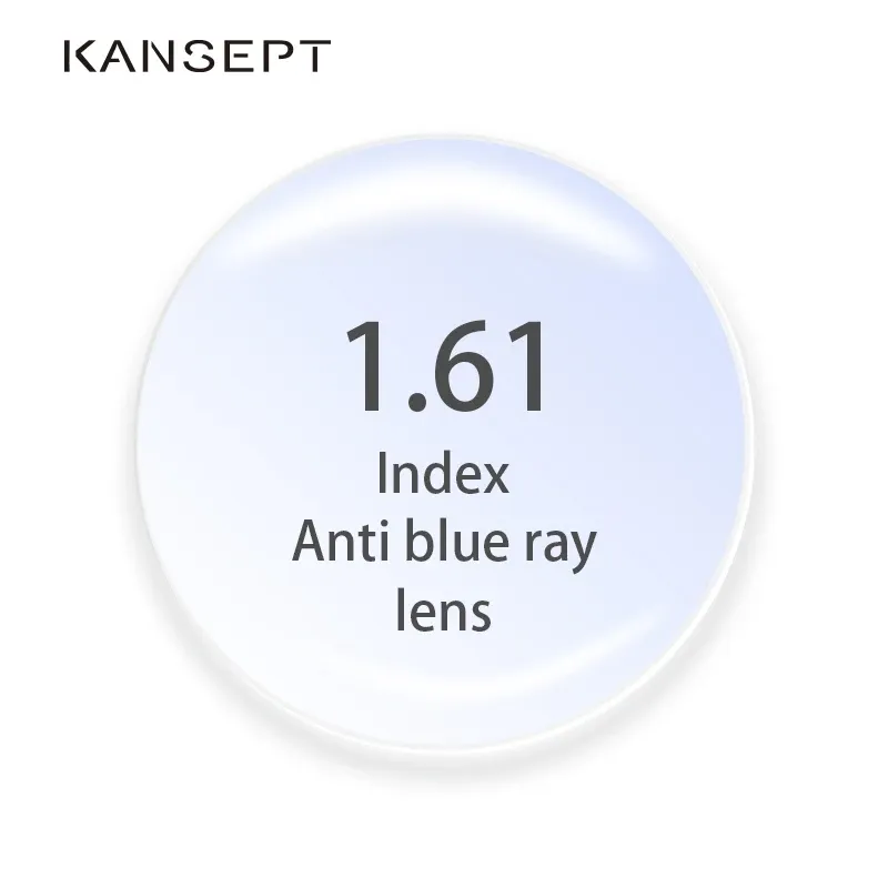 Filtri 1.61 INDICE LENTI ANTIBLUE LENTI ASFERICA PER LINE PROFESSIMENTO ANTIRADIA ANTIRADIATION MIOPIA OPTICA Iperopia LENS