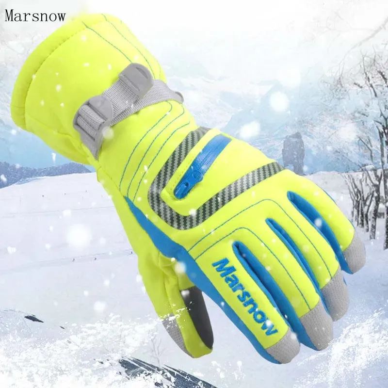 Gloves 30 Degree Marsnow Brand Men Women Ski Snow Riding Gloves Windproof Outdoor Sport Thermal Snowboard Winter Snow Skiing Gloves