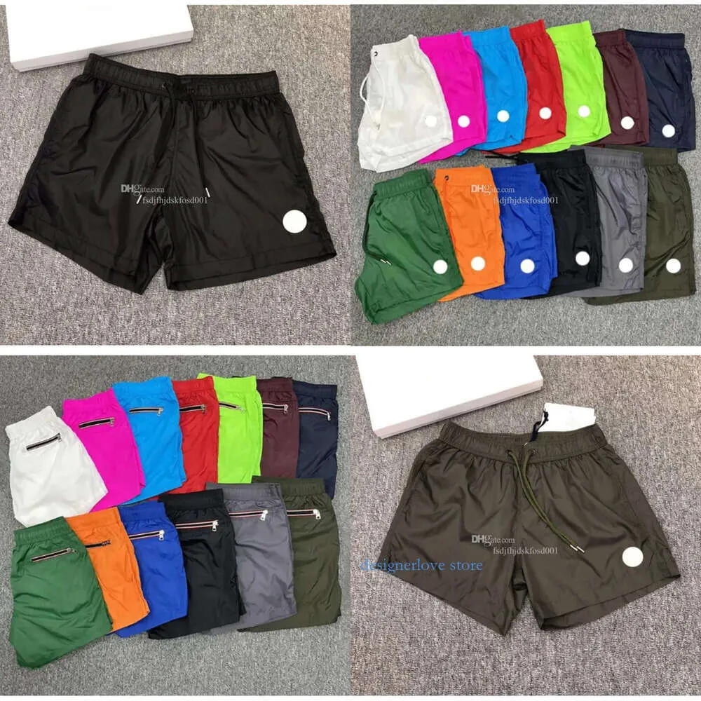 Projektant Mens Shorts Bottoms Luxury Mężczyźni Spodni Szybkie suszenie wodoodporne pływanie krótkie spodnie damski sport