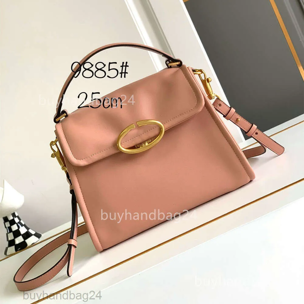 Totes Brass Schulter Frau Valens Taschen Vlogoo Neues Cowhide Gold Knopf Handtasche Designer Metall Hardware vielseitig großer Kapazitätsbeutel 2024 Crossbody LC1M