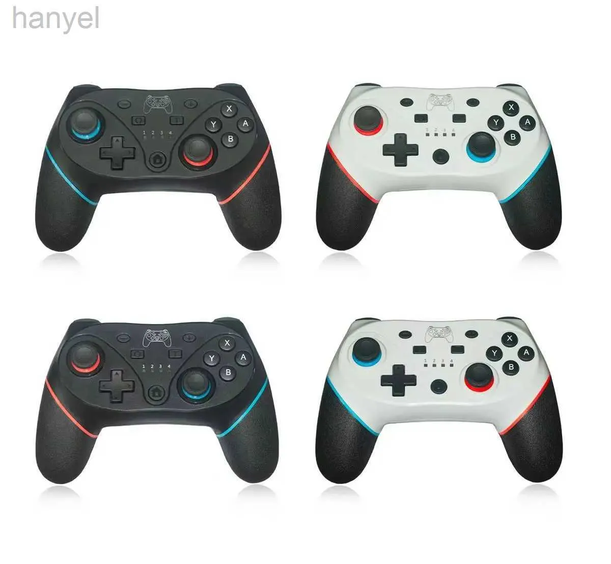 Contrôleurs de jeu Joysticks Bluetooth Wireless Controller pour Nintend Switch Pro GamePad pour Switch avec une poignée à 6 axes PC / Téléphone Joystick D240424